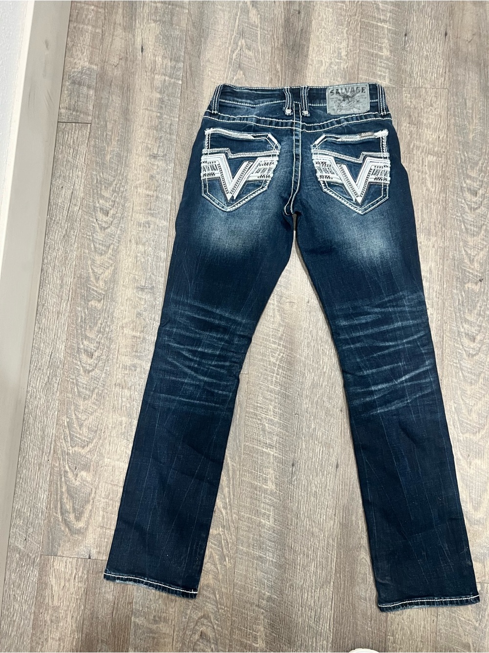 Salvage Dark Indigo Men’s Straight Jeans